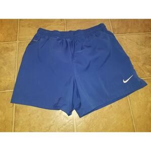 Nike sz S Brief Lined Shorts blue women athletic running 2925